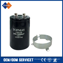 250V 10000UF Screw Terminal Aluminum Electronic Capacitor